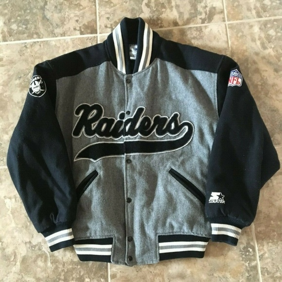 STARTER Jackets & Coats Og Vintage Oakland Raiders Wool Starter